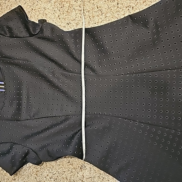 Ted Baker black dress sz M / L - Picture 11 of 12